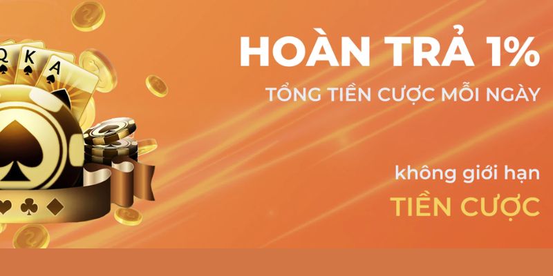 Giới thiệu sự kiện hoàn trả 1% tổng cược mỗi ngày 11BET 